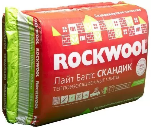 Утеплитель Rockwool Скандик 800х600х100 мм 2,88м2