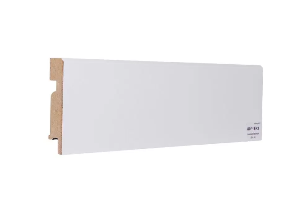 Плинтус ламинированный из МДФ Finitura Decor П80F3 80х16х2750