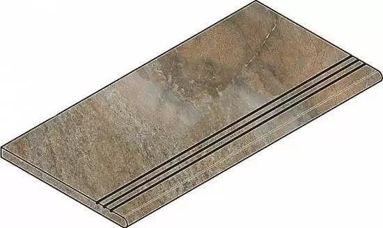 Ступень Italon Magnetique X2 Петрол Дарк Закругленная Грип 30x60