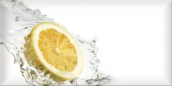Декор настенный Absolut Keramika Monocolor 10х20 Biselado Decor Fresh Lemon