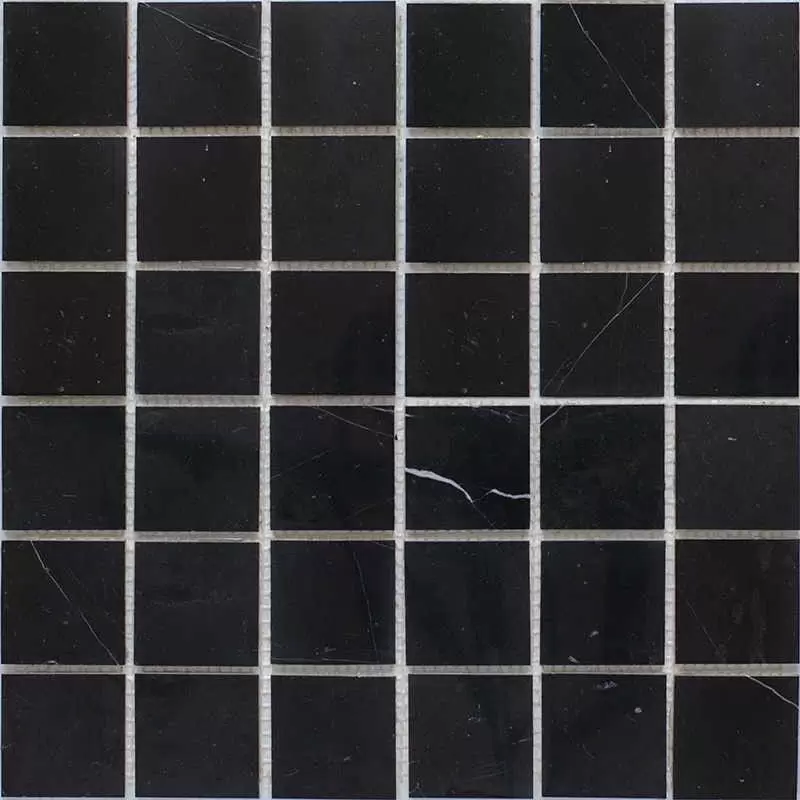 Мозаика Starmosaic Wild Stone мраморная мозаика Black Polished 48x48