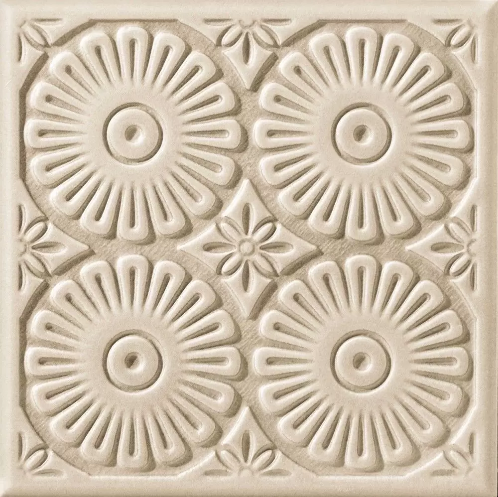 Декор настенный Tubadzin Majolika 20x20 D-mocca A STR