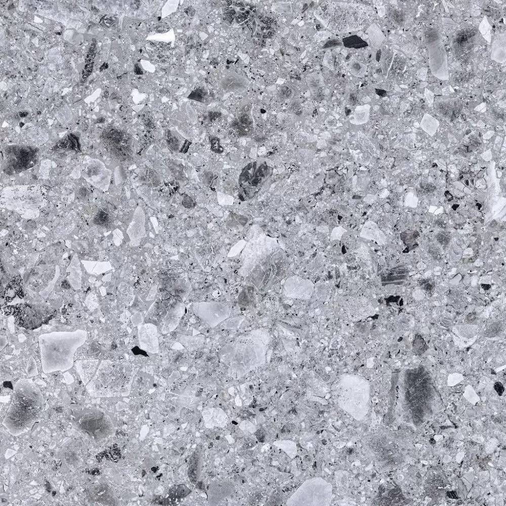 Керамогранит Kerranova Terrazzo Light Grey Светло-серый Matt 60