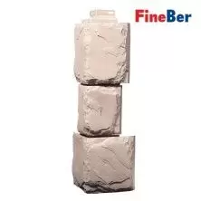 Наружный угол FineBer STANDART Камень крупный песочный