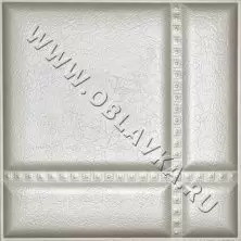 3D стеновая панель Сантьяго; Цвет: Polo perlamutr gold, Размер, мм: 400х400