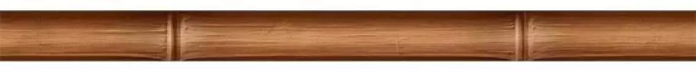 Бордюр настенный Golden Tile Bamboo Коричневый 40x3