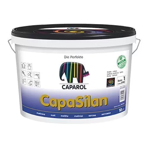 Краска интерьерная Caparol CapaSilan база 1 10 л