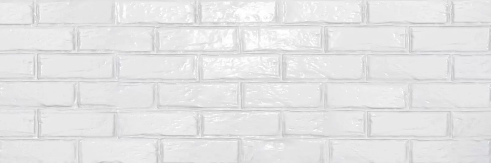 Керамическая плитка Brick White Gloss WT15GSS00 для стен 25,3x75