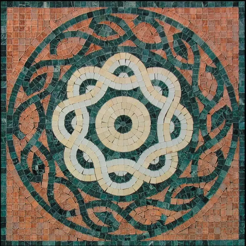Декор напольный Natural Mosaic Мозаичные ковры PH-08