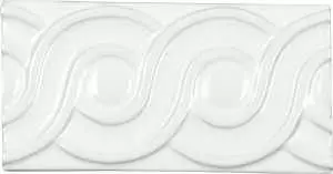 Декор настенный Adex Neri Relieve Clasico Blanco Z 7,5х15