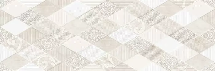Плитка настенная Alma Ceramica Emilia Бежевая рельефная