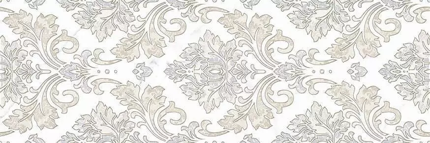 Декор настенный Alma Ceramica Ilana Белый узор