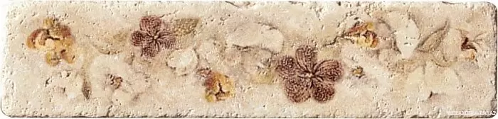 Плитка из керамогранита Marble Style Listello Travertino Бордюр 5x20