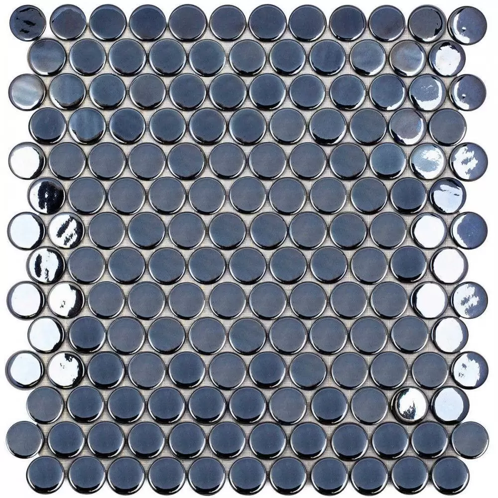 Мозаика Vidrepur Circle Circle 6005 BR Черный