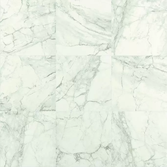 Плитка из керамогранита GROTTO LUNI BLANCO compacglass Rect для стен и пола, универсально 75x75