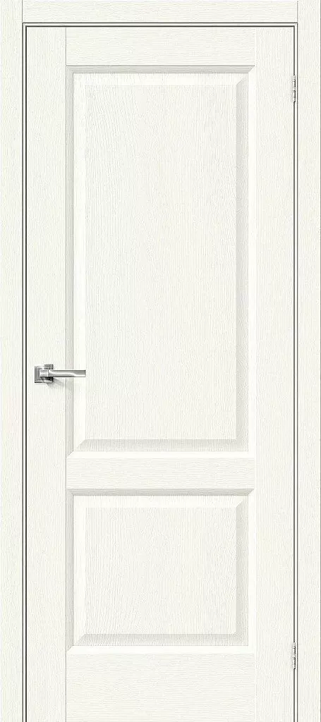 Дверь экошпон "Неоклассик-32" White Wood, глухая