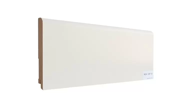 Плинтус МДФ Finitura Decor под покраску 120x16x2440 с плечиком