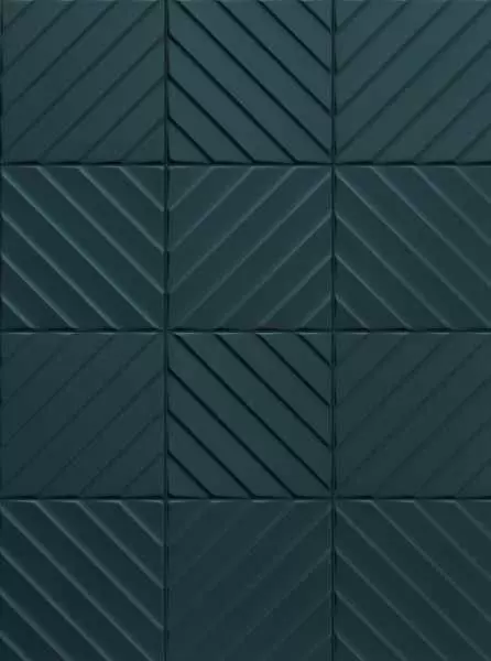 Плитка настенная Marca Corona 4D Diagonal Deep Blue