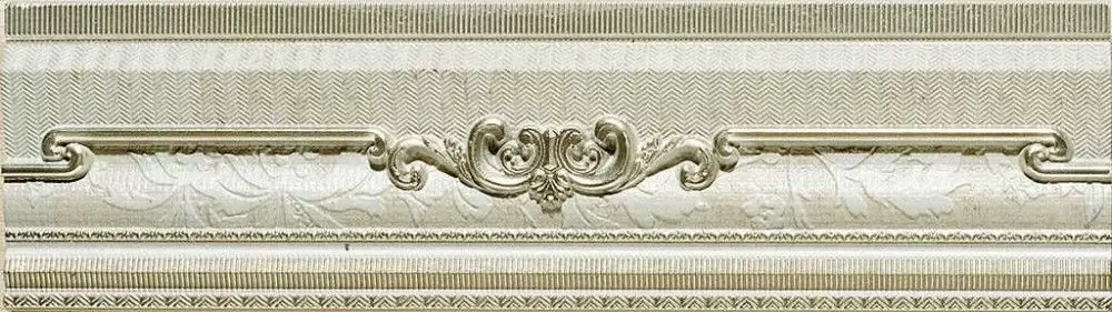 Бордюр настенный Azulev Cachemir List Decoro Marfil