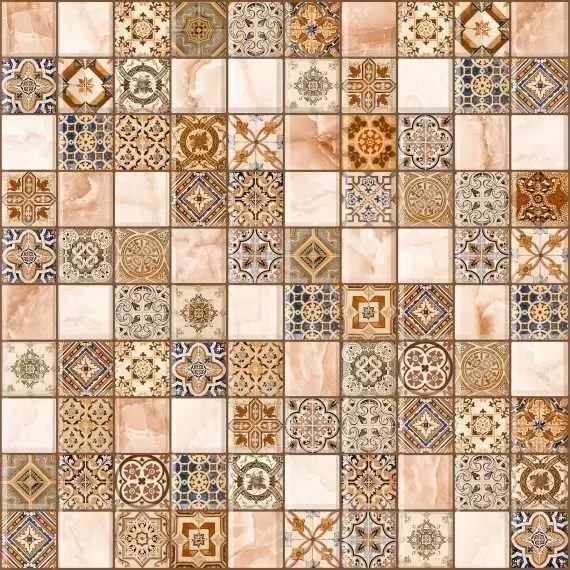 Мозаика LB-Ceramics Орнелла Коричневый-артм