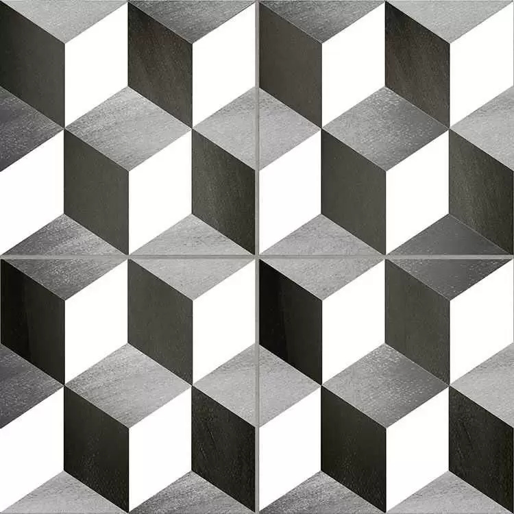 Керамогранит Emotion Ceramics Hidraulicos Emotion Cube Precorte Gris