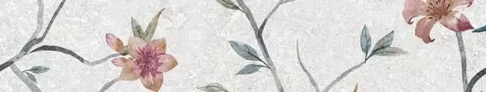 Бордюр настенный Gracia Ceramica Olezia Grey light 01 30х5.7