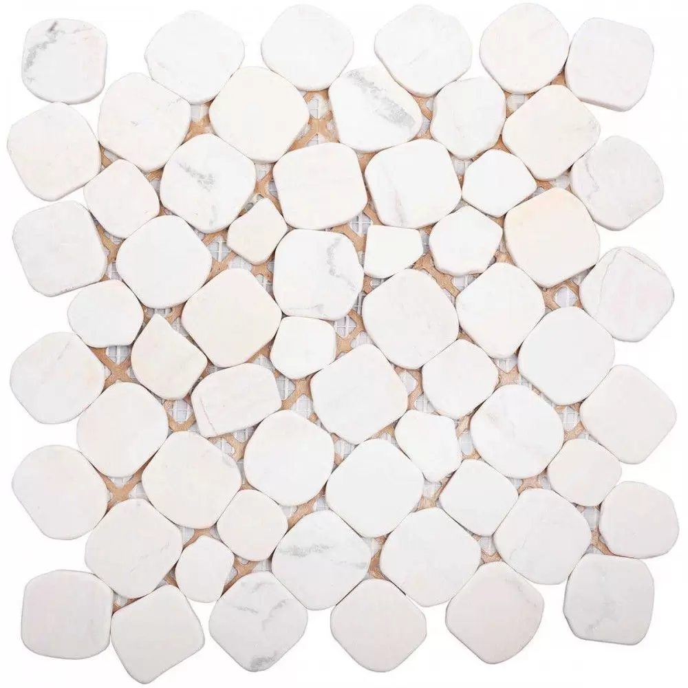 Мозаика Starmosaic Wild Stone мраморная мозаика Peble Yel Tumbled