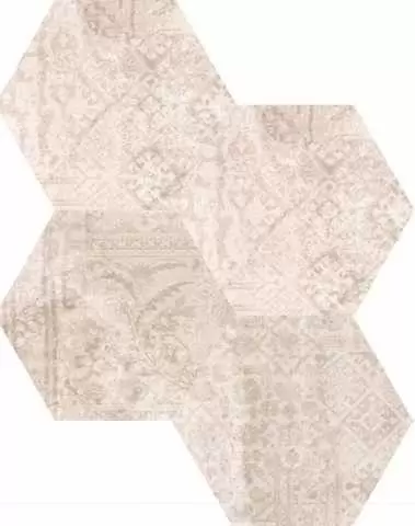 Керамогранит Codicer Hexagon Almond Decor Hex mix