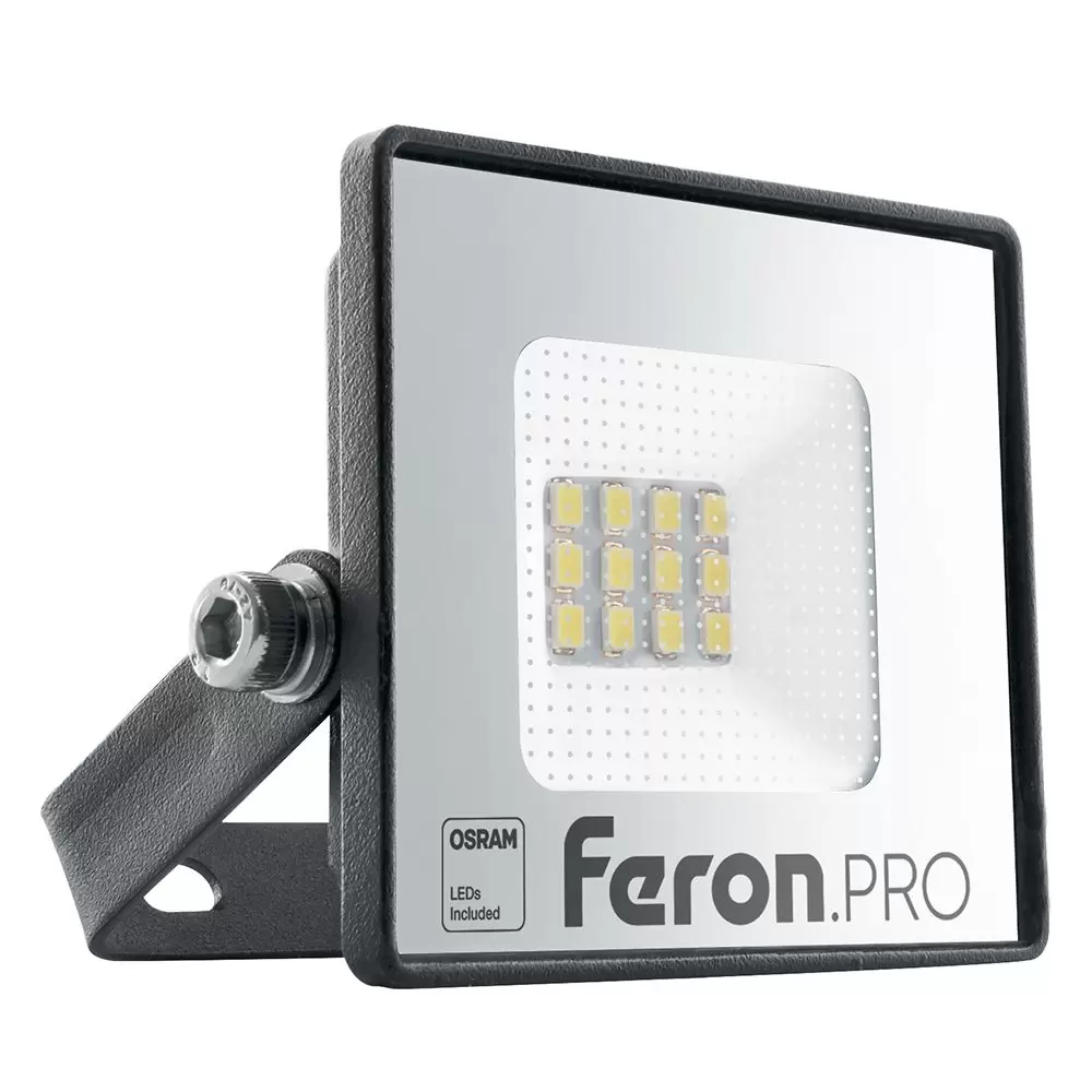 Светодиодный прожектор Feron.PRO LL-1000 IP65 10W 6400K 41537: купить по  цене от 0 руб. в Москве в Владимирский Тракт (Москва)