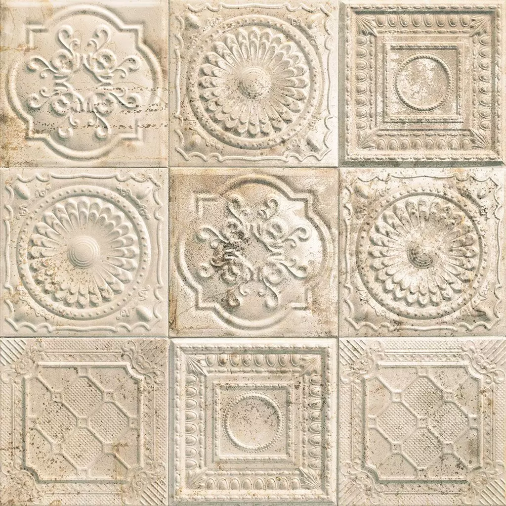 Керамическая плитка TIN TILE RUSTY CREAM для стен 20x20
