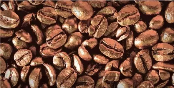 Декор настенный Absolut Keramika Monocolor 10х20 Biselado Decor Coffee Beans 03