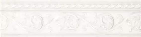 Бордюр настенный Carmen Caprichosa Moldura Yara Blanco 4x15