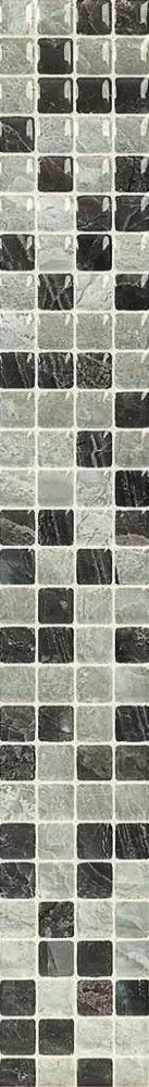 Бордюр настенный Keratile Danae Cube Gris 7х50