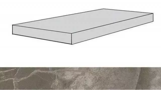 Ступень Atlas Concorde Allure Grey Beauty Scalino Angolare Sx 33x80