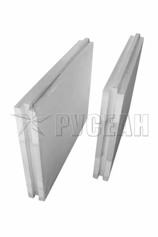 Плита пазогребневая полнотелая (ПГП) Русеан 667x500x80мм
