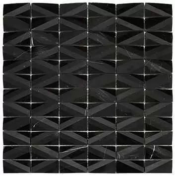 Мозаика Rocersa Ceramica Mitra / Trevi Mosaico Net Black