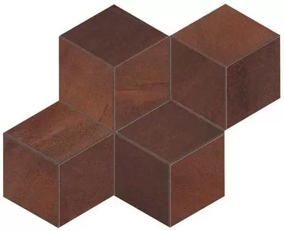 Мозаика Atlas Concorde Italy Blaze Corten Mosaico Esagono Matt 35х30