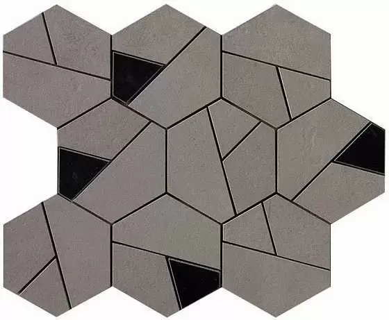 Мозаика Atlas Concorde Italy Boost Mosaico Hex Smoke Black