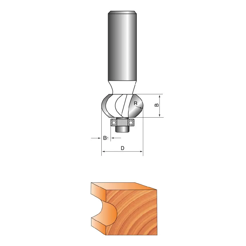 Фреза Globus 1015 R10