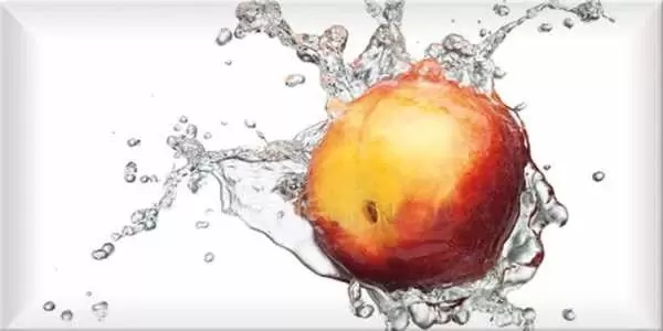 Декор настенный Absolut Keramika Monocolor 10х20 Biselado Decor Fresh Nectarine