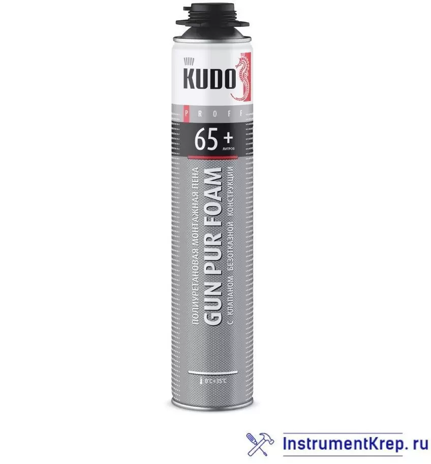 Пена профессиональная KUDO 65+ PUR FOAM ABSOLUT