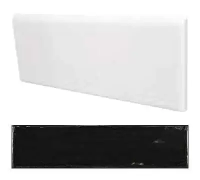 Плинтус Equipe Cottage Bullnose BLACK GLOSS 7,5X15