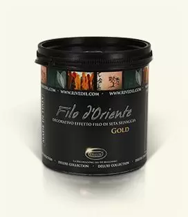 Декоративная краска FILO D’ORIENTE GOLD / Фило ДиОриенте Золото 5л эффекты шелка для стен