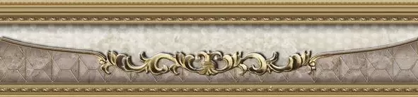 Керамическая плитка MOLINO CENEFA CLASIC ORO Бордюр 7x30