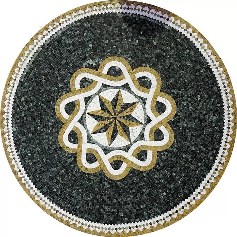 Декор напольный Natural Mosaic Мозаичные розоны PH-14
