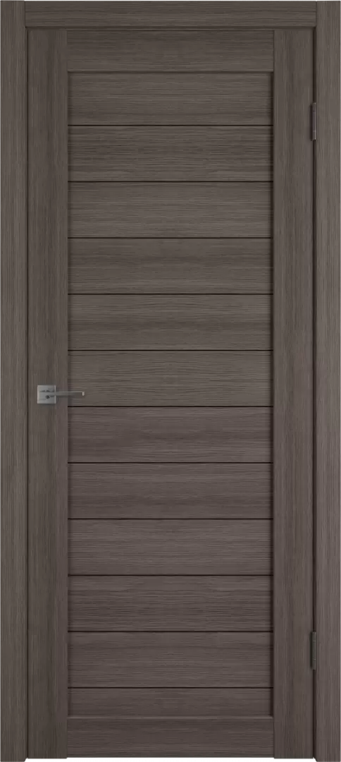 Дверь экошпон "Atum 6" Grey, глухая