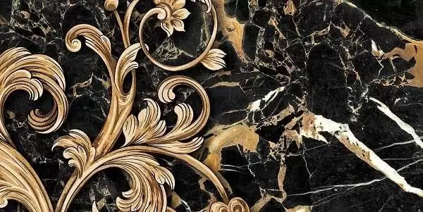 Декор настенный Golden Tile Saint Laurent Черный тип-3