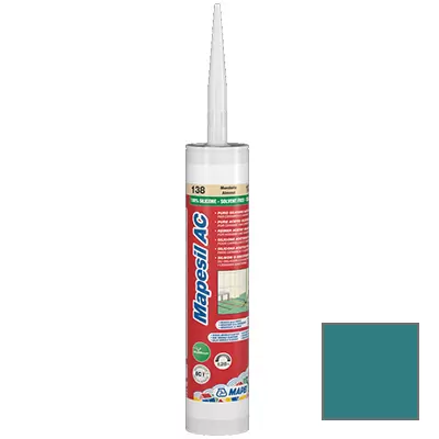 Герметик силиконовый Mapei Mapesil AC 171 Бирюзовый 310 мл