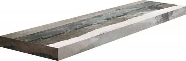 Ступень Cerdomus Materia Angolo Sn Gradino C.Retta Black 33x120