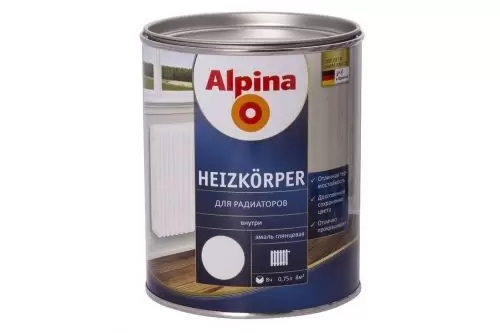 Эмаль алкидная для радиаторов Alpina Heizkoerper 0.75 л
